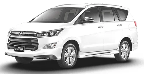 car hire in margao            Toyota Innova Crysta (Manual)