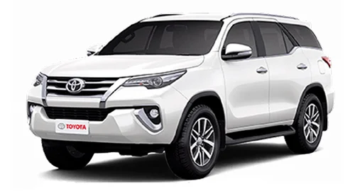 car hire in margao            Toyota Fortuner – New {Manual)